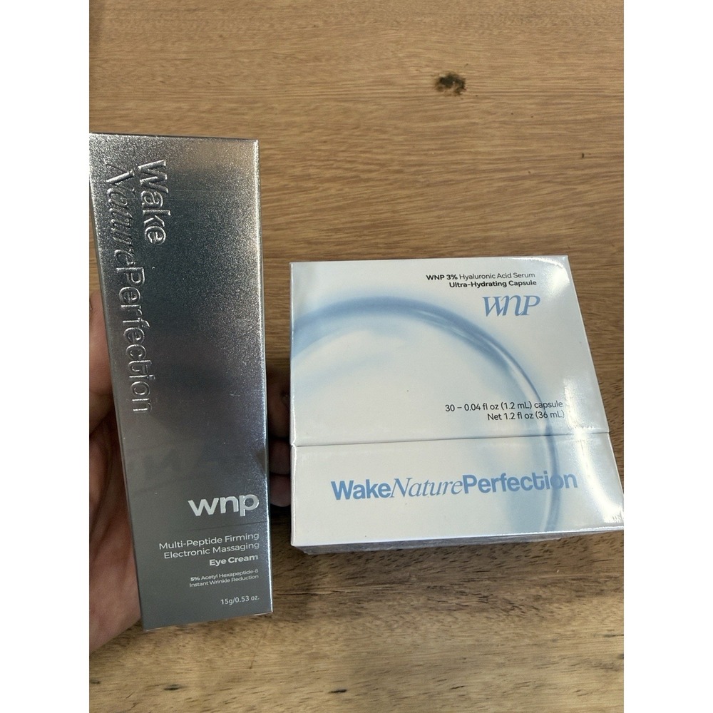 Wake Nature Perfection Multi-Peptide Eye Cream & Hydrating Capsule Set